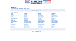 Desktop Screenshot of blurp.com